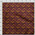 thumbnail image 4 of oneOone Georgette Viscose Brown Fabric Abstracts Sewing Material Print Fabric By The Yard 42 Inch Wide, 4 of 5