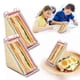 thumbnail image 3 of 2X Triangle Sandwich Container Plastic Sandwich Bag Reusable Sandwich Portable, 3 of 5