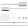 thumbnail image 6 of Miumaev Pull Down Closet Rods, Closet Organizer Pull-Down Clothes Hanger, Adjustable 35-48 Inch Wardrobe Rail Lift Collapsible Closet Rod Aluminium Retractable Wardrobe Hanger (Silver), 6 of 7
