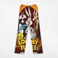 thumbnail image 3 of Looney Tunes Cartoons Pajama Pants Sleep Pants Soft Elastic Waist PJ Bottoms Lounge Pants, 3 of 7