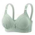 thumbnail image 2 of HBGVBA Womens Everyday Bras Wireless Solid Color Breathable Lightly Lined Comfortable Support Bra, 2 of 3