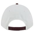 thumbnail image 4 of Men's New Era White/Maroon Minnesota Golden Gophers Arch Two-Tone Rope 9FORTY A-Frame M-Crown Adjustable Hat, 4 of 5