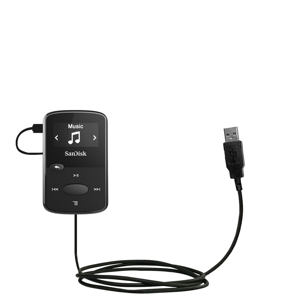 Classic Straight USB Cable suitable for the Sandisk Clip Jam with Power