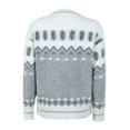 thumbnail image 4 of Suéter Suéteres básicos para mujer Estilo navideño Estampado de copos de nieve Traje diario (Gris L) Cgtredaw Gris T L para Mujer, 4 of 8