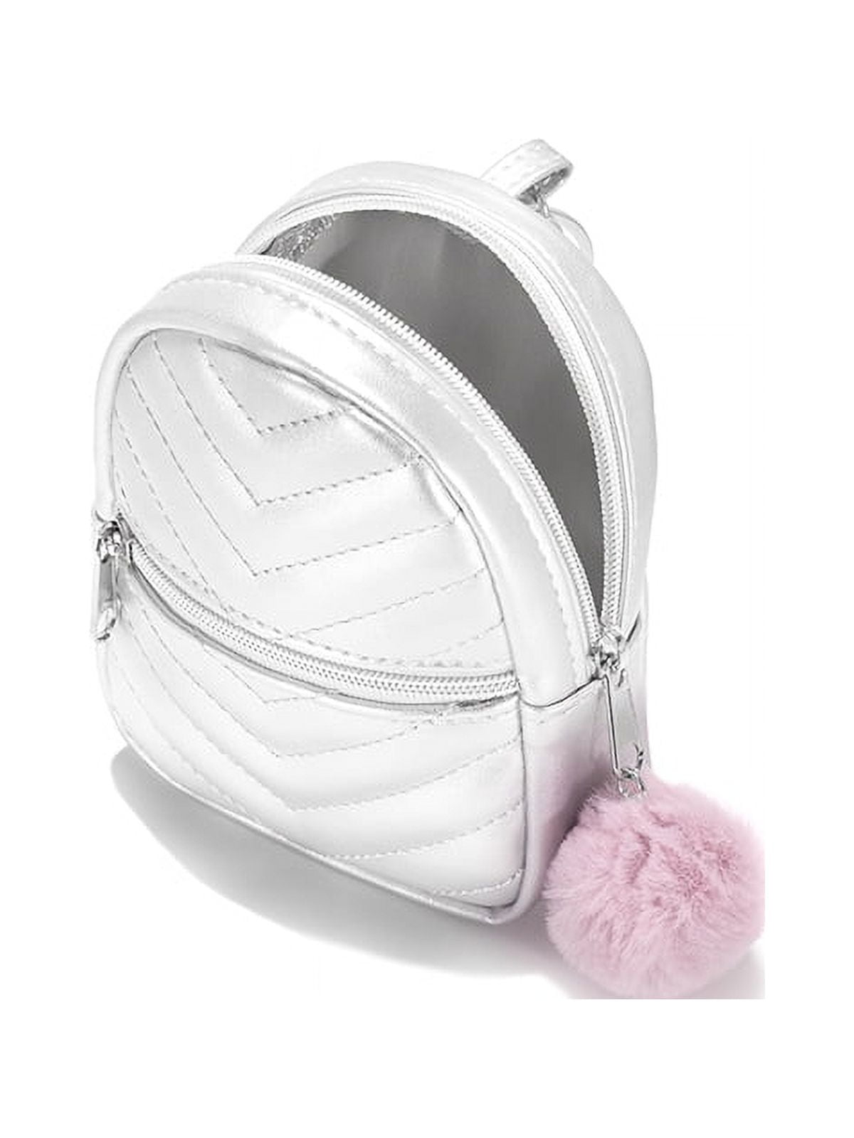 Claire’s Claire's Girls Fuzzy Unicorn Mini Backpack Keychain, Cute Gift, 74637, Girl's, Size: One Size