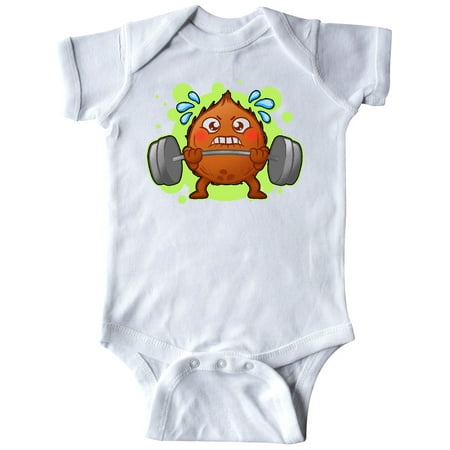 

Inktastic Weightlifting Gift Funny Coconut Lifter Gift Baby Boy or Baby Girl Bodysuit