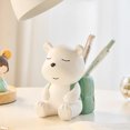 thumbnail image 3 of Injueey Little Backpack For Unisex Statue Sculpture To Pen Bear Backpack Decoration Beauty Or Office Pen Visual Ornament Decoración del hogar verde, 3 of 6