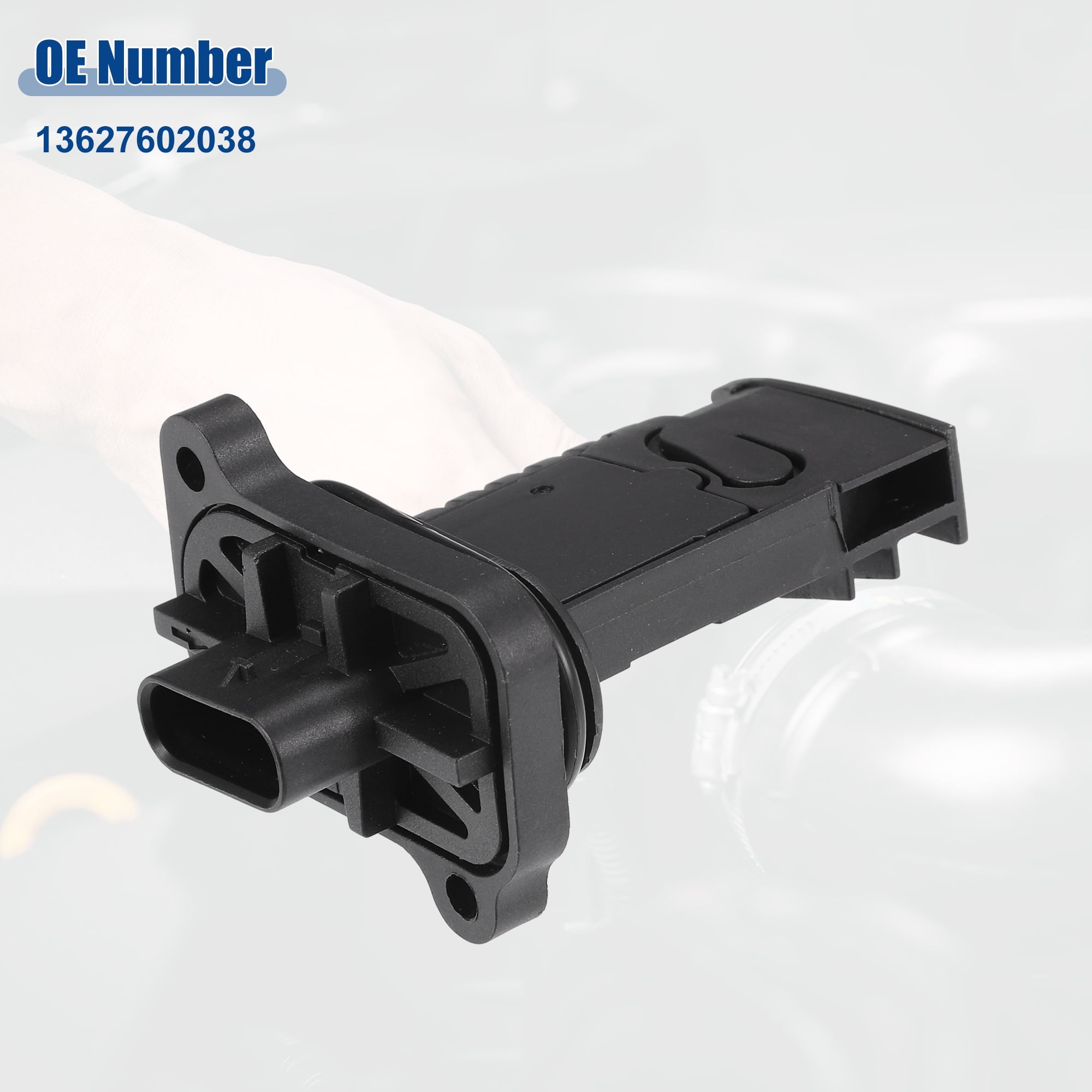 Unique Bargains Car Mass Air Flow MAF Sensor Replacement Fit for BMW 228i 2014-2016 No.13627602038 Black