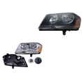 thumbnail image 1 of Par de Faros DEPO Avenger 2008 A 2014 Dodge Fondo Negro, 1 of 4