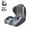 Gray, variant on Ergonomic Seat Cushion with Full Back & Lumbar Support - Memory Foam Cushion for Office, Car, Gaming & Wheelchair, Gray