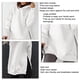 thumbnail image 5 of Sudadera Con Capucha Extragrande Jersey Con Capucha Dobladillo Dividido Bolsillo Con Capucha, 5 of 6