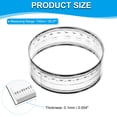 thumbnail image 2 of Uxcell Film Flexible Ruler 100cm 0.1mm Scale with R Angle and Width Lines Clear PET Plastic Folding Straight Ruler for Factory, Transparent, 1 Pcs, 2 of 6