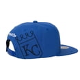 thumbnail image 3 of Unisex Mitchell & Ness  Royal Kansas City Royals Side Logo Snapback Hat, 3 of 4