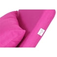 thumbnail image 4 of Relaxie Lin Chaise Convertible Réglable 5 Positions Lit de Dortoir Canapé - Rose, 4 of 7