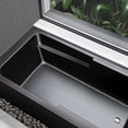 thumbnail image 5 of Voltaire 60" x 32" Right-Hand Drain Alcove Bathtub with Apron in Matte Black, 5 of 11