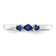 thumbnail image 2 of Primal Silver Sterling Silver Rhodium-plated Sapphire Ring, 2 of 7