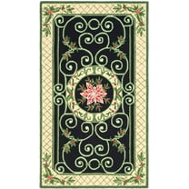 Safavieh Chelsea Gwendolyn Bordered Wool Area Rug, Green/Beige, 2'9" x 4'9"