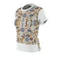 thumbnail image 3 of TSmartArt @ Walmart. Women's Paisley Vesty T-Shirt. Regular - Plus XS-2XL, 3 of 6