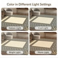 thumbnail image 7 of ODIKA 9'x12' Washable Area Rug Low Pile, Flatwoven, Personalized Picture Display Circle Decorative Exact Alfombra for Great Room, Indoor Concept, Large Living, 7 of 7