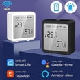 thumbnail image 2 of 24V 1 Uds Wifi inteligente termómetro higrómetro Control de voz inalámbrico temperatura ambiente Humiditsensor, 2 of 4