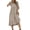 Apricot Floral, variant on Fantaslook Dresses for Women Summer Casual Boho Dress Floral Print Ruffle Sleeve Midi Beach Dresses