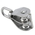 thumbnail image 4 of 1pcs Stainless Steel Pulley M15/M25 Single Wheel Swivel Lifting Rope Pulley Set Bearing Lifting Wheel Tools ,Work Smooth and Silent, 4 of 6
