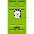 thumbnail image 2 of Carolines Treasures SC9818DS1216 Bichon Frise with English Union Jack British Flag Wall or Door Hanging Prints 12WX16H, 2 of 2