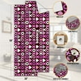 thumbnail image 3 of Ottomanson Hershey Kisses XO Machine Washable Non-Slip Rubberback 2x5 Runner Rug, 20"x 59", Pink, 3 of 6