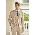 thumbnail image 3 of COOFANDY Men's 3 Piece Suits Classic Fit 2 Button Dress Suits Tuxedo Jacket Blazer for Wedding Business Dinner Prom, 3 of 7