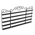 thumbnail image 2 of Nail Polish Shelf Display Rack 5 Tier Metal Wall Mount Storage Organizer Black, 2 of 19