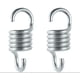 thumbnail image 1 of columpios de resorte para silla de hamaca de alta resistencia, ganchos de suspensión de resorte para saco de boxeo, 2 paquetes, 1 of 4