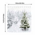 thumbnail image 3 of Fasiaou Christmas Shower Curtain, Winter Shower Curtain Set, Waterproof Cute Bathroom Shower Curtain Sets, Snowman Christmas Tree Shower Curtains, Bathroom Curtains Shower Set Bathroom Decor, 3 of 8