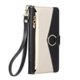 thumbnail image 3 of For Samsung Galaxy S26 Ultra Wallet Phone Case, Crossbody Leather Flip Cover with Card Slots Zipper Pocket, Circular Buckle, Detachable Wrist & Shoulder Strap hockproof Full Body Protective Cover, 3 of 12