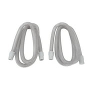 Universal CPAP Hoses, 2pcs Universal CPAP Hose High Flexibility 70.9in Length Smoother Bore Breathing Machine Tubing For Home Hospitals Various Masks Ultralight