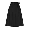 thumbnail image 2 of Women's Oktoberfest Skirt With Bow Tie Waistband Adjustable Apron Style Half Wrap Party Accessory, 2 of 8