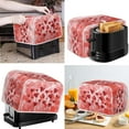 thumbnail image 2 of Renewold Red Heart Toaster Cover 2 Slice Wide Slot Kitchen Appliance Cover Valentine's Day Decor Anti-Skid Scratchproof Protective Covers Keep off Liquid Oil Stain Food, 2 of 6