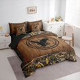 thumbnail image 3 of Homewish Wildlife Eagle Animal Bedding Comforter Set 7pcs for Men, Western Lake House King Bedding Sets, Rustic Farmhouse Branches Reversible Bed Sheets, Ultra Soft Bedroom Decor, 3 of 7