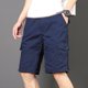 thumbnail image 5 of pstuiky Pantalones cortos para hombre, Pantalones cortos deportivos para hombre, con cinturón, múltiples bolsillos, botones y cremallera, para exteriores, de trabajo, hasta la rodilla., 5 of 7