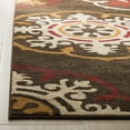 thumbnail image 3 of SAFAVIEH Newbury Collection NWB8699-2552 Brown / Green Rug, 3 of 5