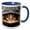 Blue/White, variant on 3drose, a Macro Photograph of a Box Turtle Coming Out of His Shell., 11oz Magic Transforming Mug