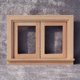 thumbnail image 4 of 1:12 marcos de ventana de miniatura con dos paneles para casa de de la DIY ornamentos juguete de simulación Yotijar Ventana de casa de muñecas, 4 of 6
