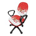 thumbnail image 5 of FUIALDOLG Christmas Computer Office Chair Covers, Pack of 2 Stretchable Durable Protectors for Women, Anti-Dust Slipcovers for High Back Armchair, 5 of 8