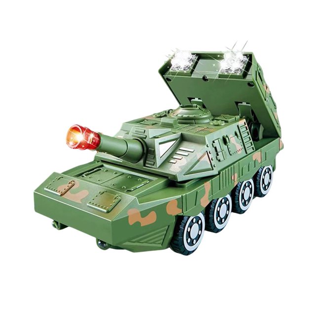 Coche robot transformable eléctrico Chicmine, juguete con luz y música, tanque de deformación automático para evitar obstáculos, vehículo deportivo, vehículo de ingeniería, avión de combate de juguete