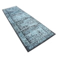thumbnail image 4 of Unique Loom Bosphorus Imperial Rug , 3' 0" x 9' 10" ,Black and Blue, 4 of 7
