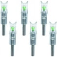 thumbnail image 1 of 6-Pack Lighted Nocking for 7.62mm Diameter Crossbow Bolts, Green, 1 of 4