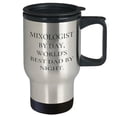 thumbnail image 2 of Amangny Mixologist By Day, World's Best Dad By Night. Travel Mug - Ideal Gifts for Mixologists on Graduation, 2 of 4