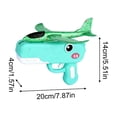thumbnail image 3 of Dinosaur Airplane Launcher Toy with Box for Kids, Airplane Launcher Toys, Dinosaur Air Launcher with Foam Glider, Dual Flight Modes, Indoor/Outdoor Flying,Green, 3 of 5