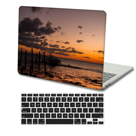KSK KAISHEK Hard Case Only Compatible MacBook Pro 14" 2023 2022 2021 A2779 M2 & A2442 M1 + Black Keyboard Cover, Colorful B 0061