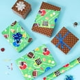 thumbnail image 4 of Football Sports Wrapping Paper Roll - 1 Roll 17” x 33 ft Happy Birthday Wrapping Paper Soccor Football Gift Wrap Supply for Kids Birthday Party Packing Decoration Favor, 4 of 14
