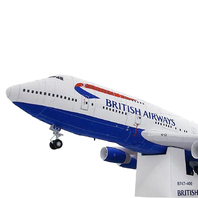 1:144 Boeing 747 Aircraft Civil Aviation Airliner DIY 3D Paper Card Model Set